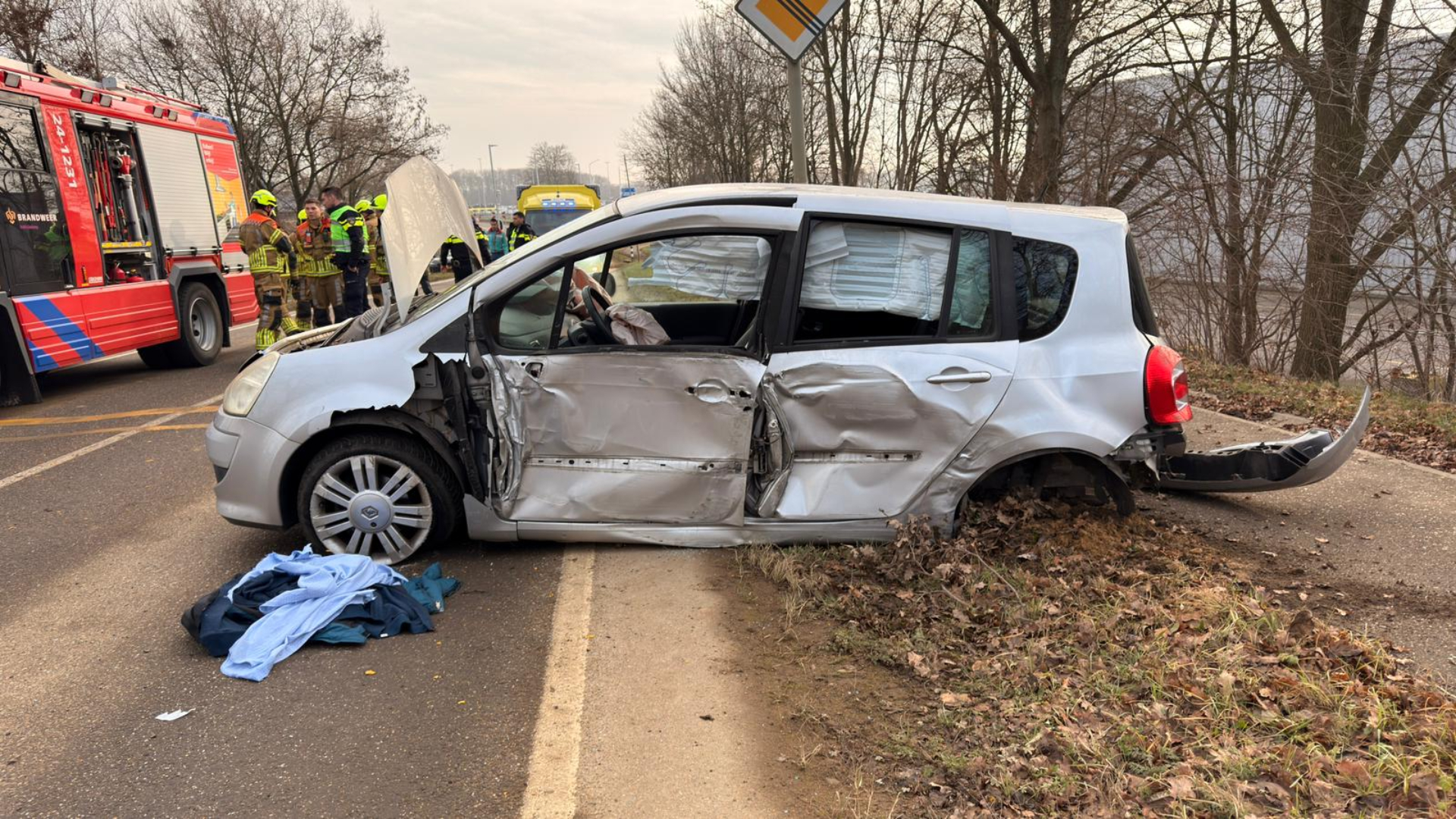 Ernstig ongeval in Born: slachtoffer gereanimeerd.