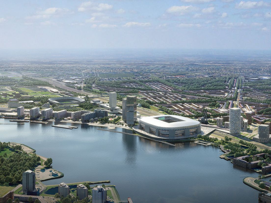 Nieuwe Feyenoord Stadion. Copyright OMA