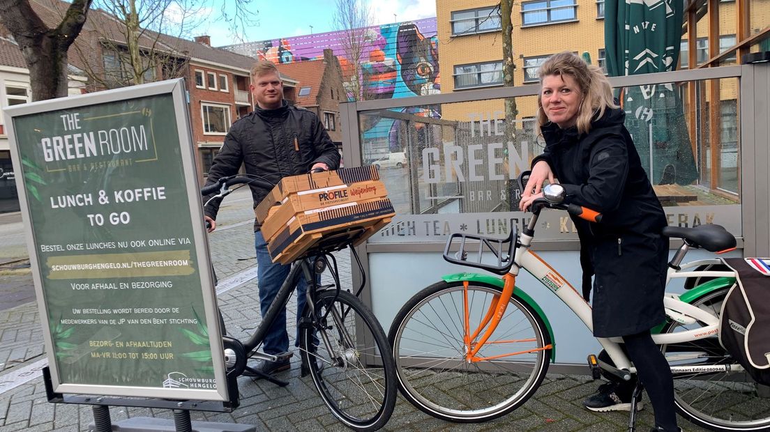 Guido en begeleider Monique