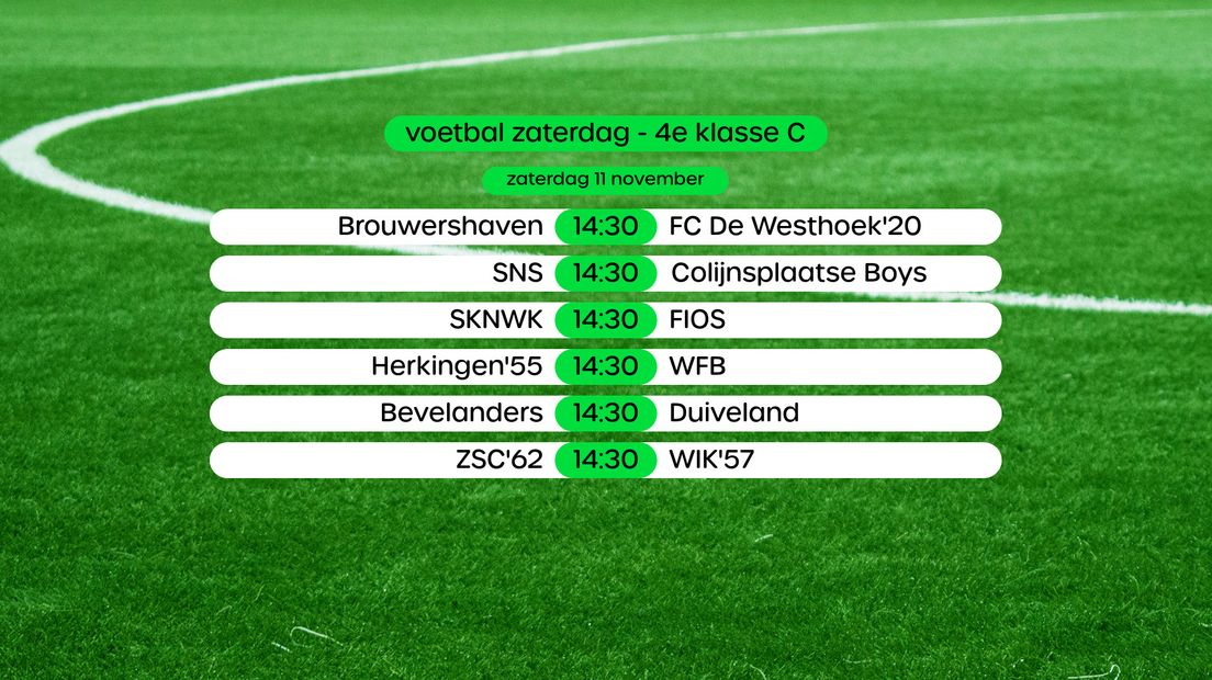 Programma 4e klasse C, swipe voor stand