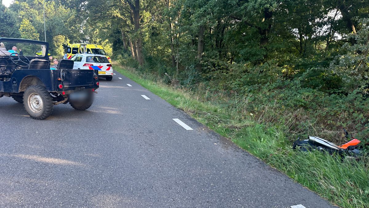 Motorrijder gewond bij ongeluk in Beringe, oorzaak niet duidelijk