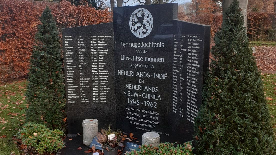 Het monument in Utrecht.