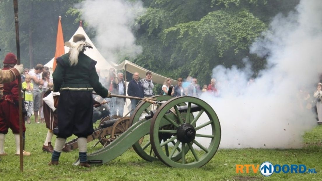 Fraeylemaborg tijdens een eerder historisch pinksterweekend