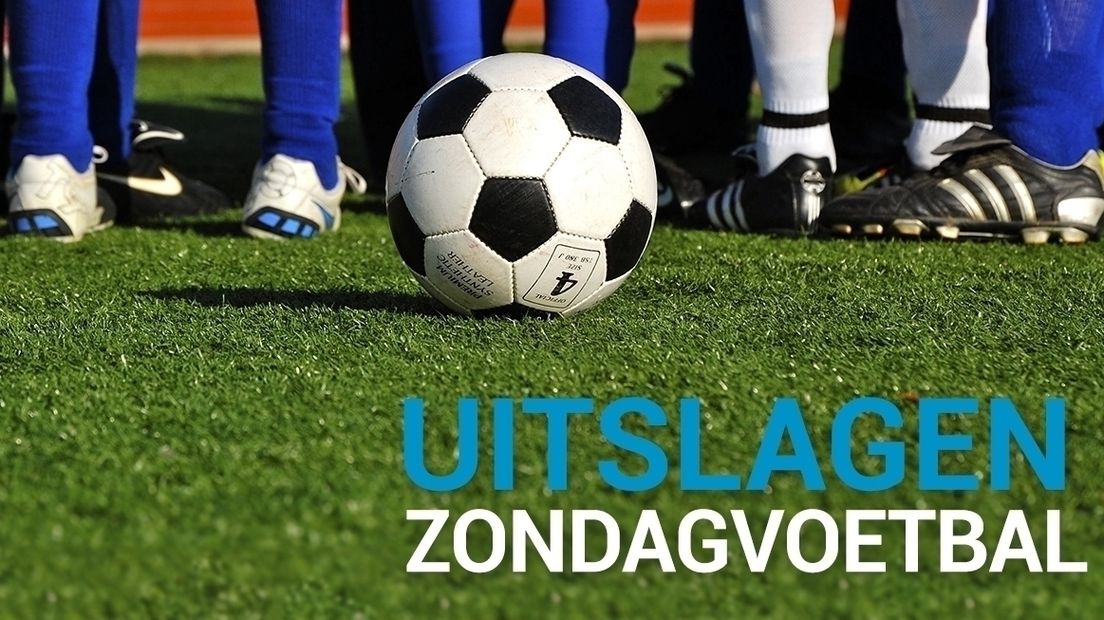 Uitslagen amateurvoetbal zondag 22 oktober