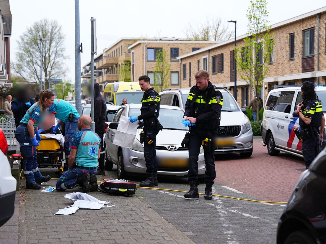 Politieonderzoek op de locatie van het incident