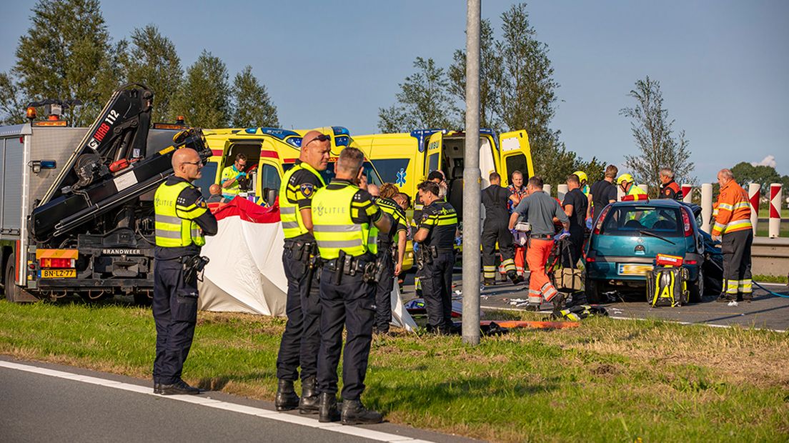 Twee doden bij ongeluk bij het Noord-Hollandse dorp Vijfhuizen