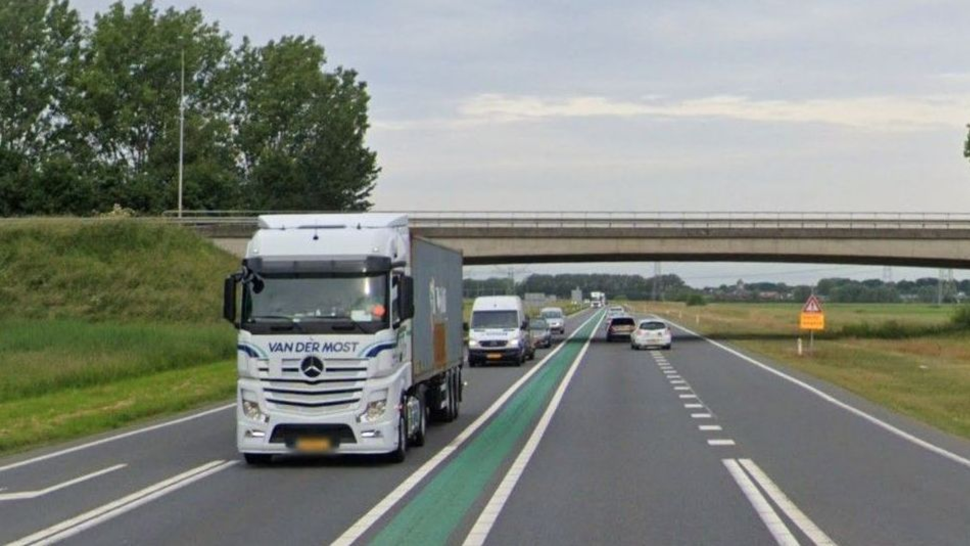 De situatie op de Maas en Waalweg