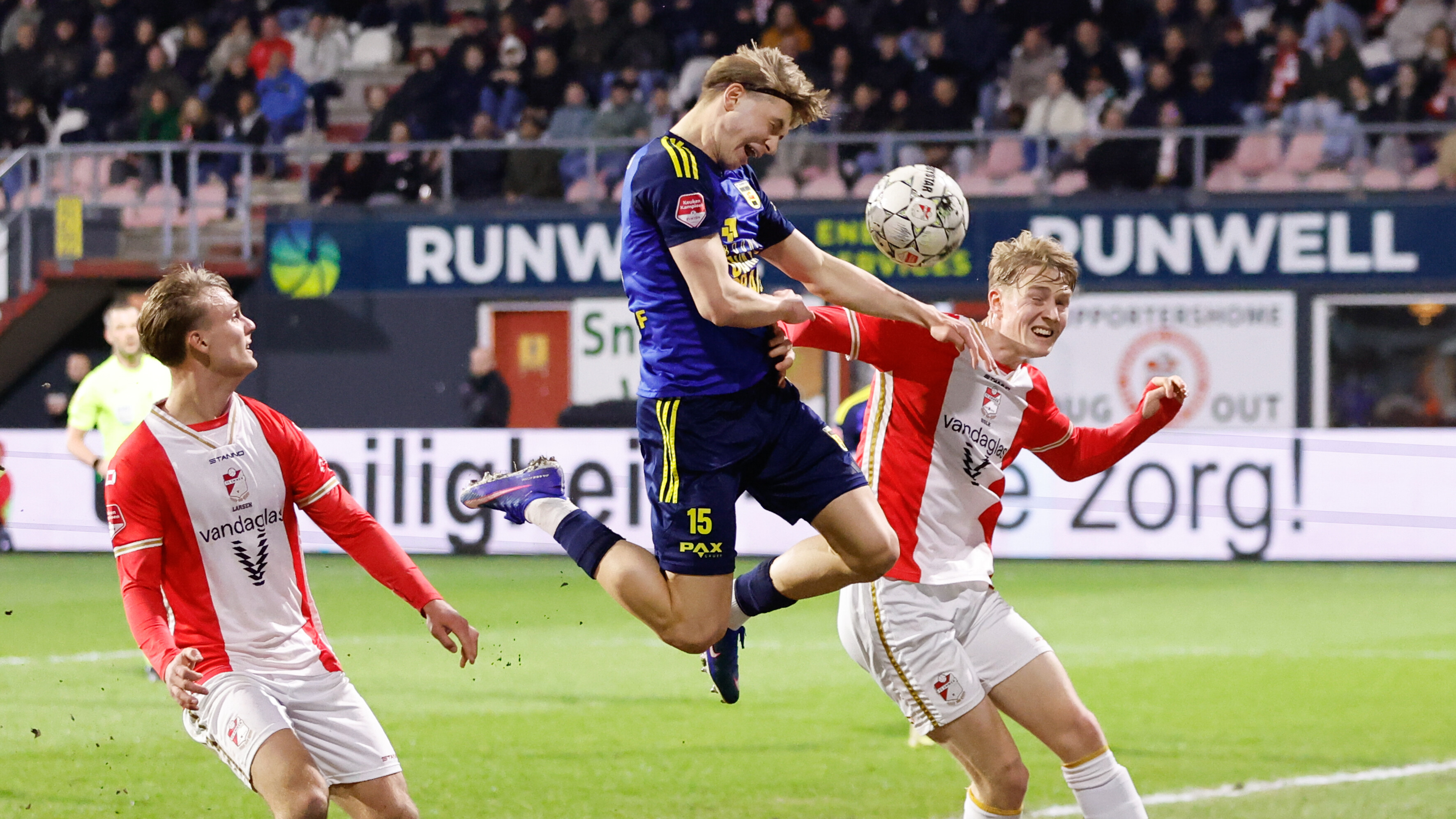 De kopbal van Fabian Kvam