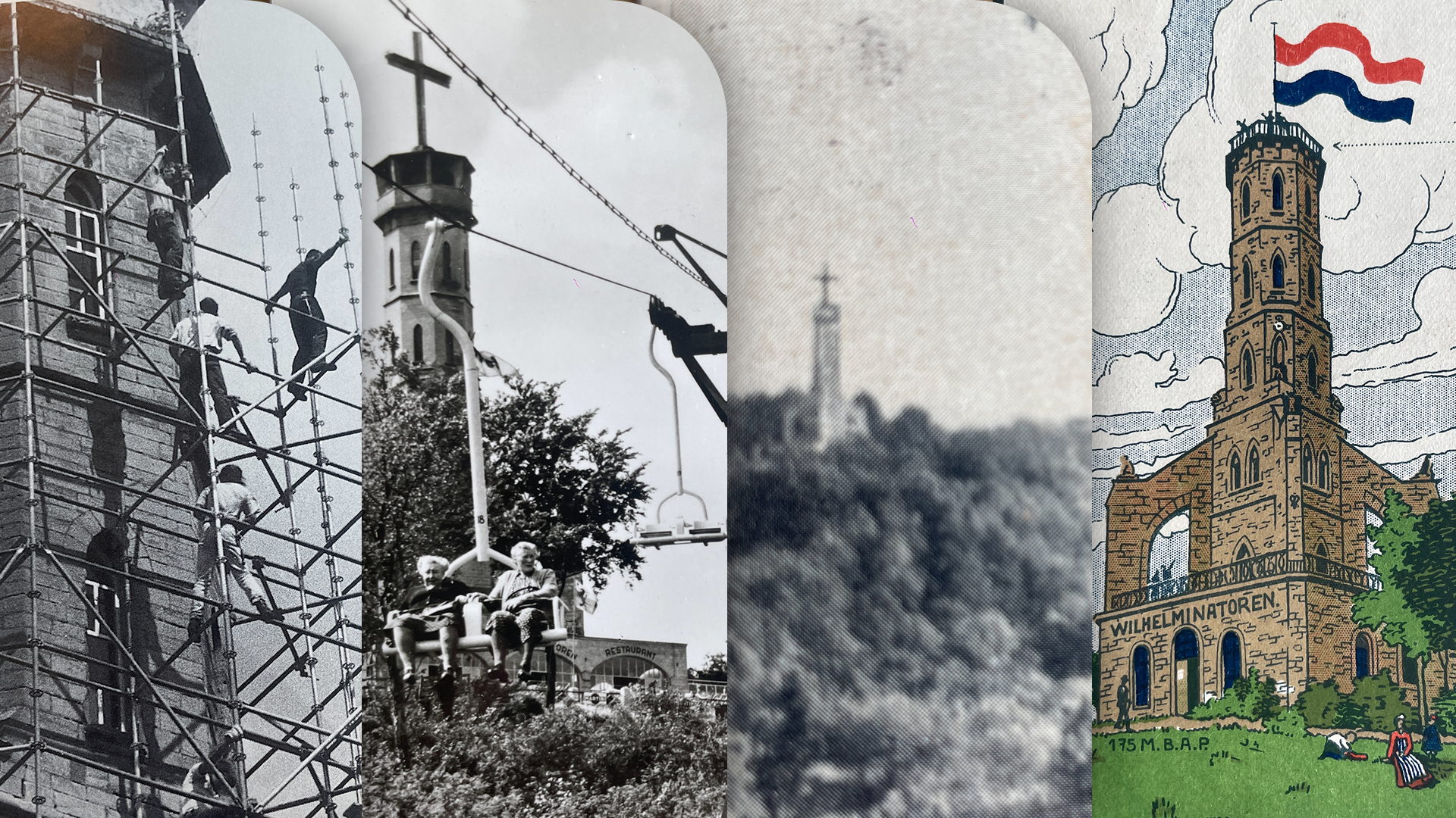 De Wilhelminatoren in Valkenburg heeft 119 jaar overeind gestaan