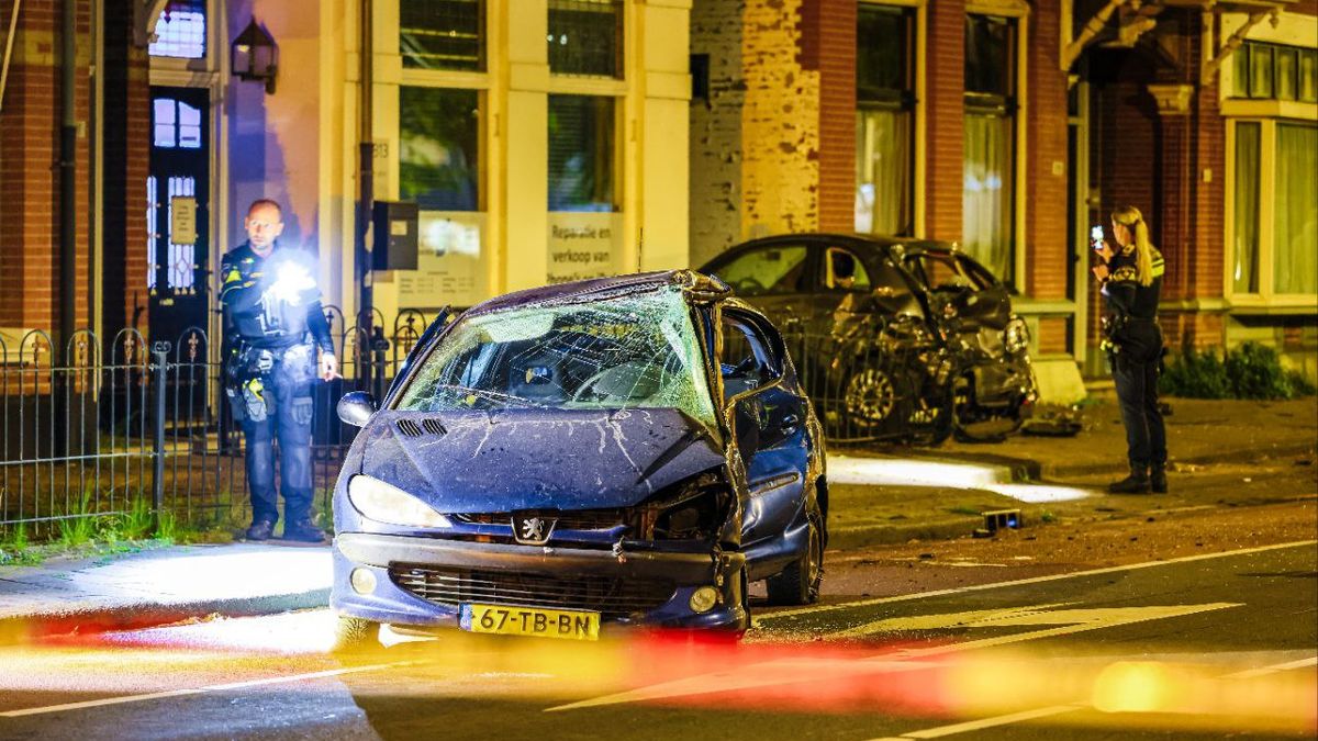 Zware crash in Enschede
