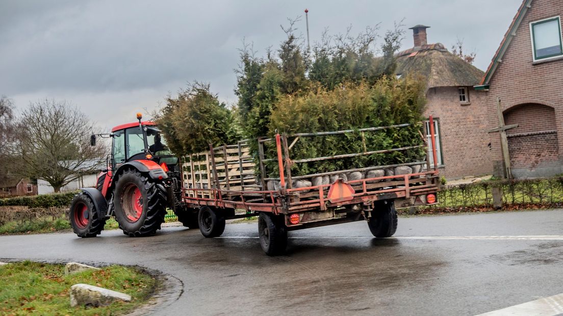 Een trekker zonder kenteken