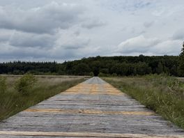 Fietsers en voetgangers kunnen weer over vlonderpad Grolloërveen