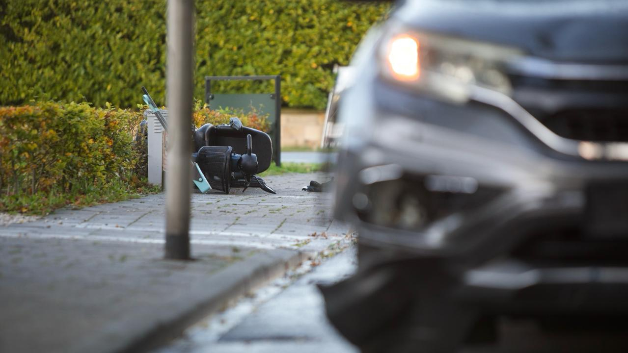 Scootmobielbestuurder gewond bij aanrijding in Ootmarsum.