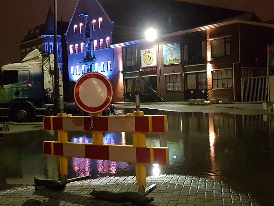 Hoogwater in Vlaardingen.