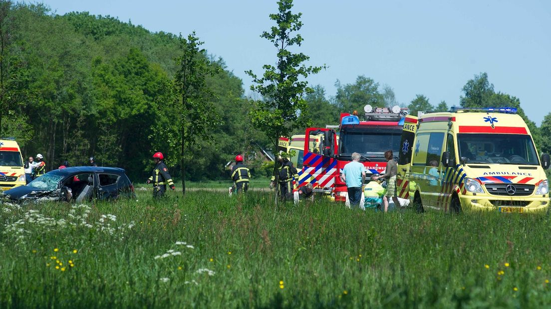 Ongeluk op N347 bij Goor