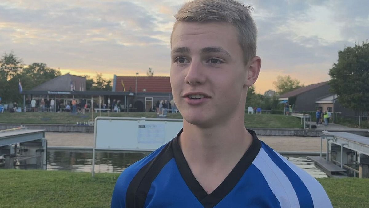 Sietse Lefferts (14) wint bij de jongens met dik persoonlijk record in IJlst