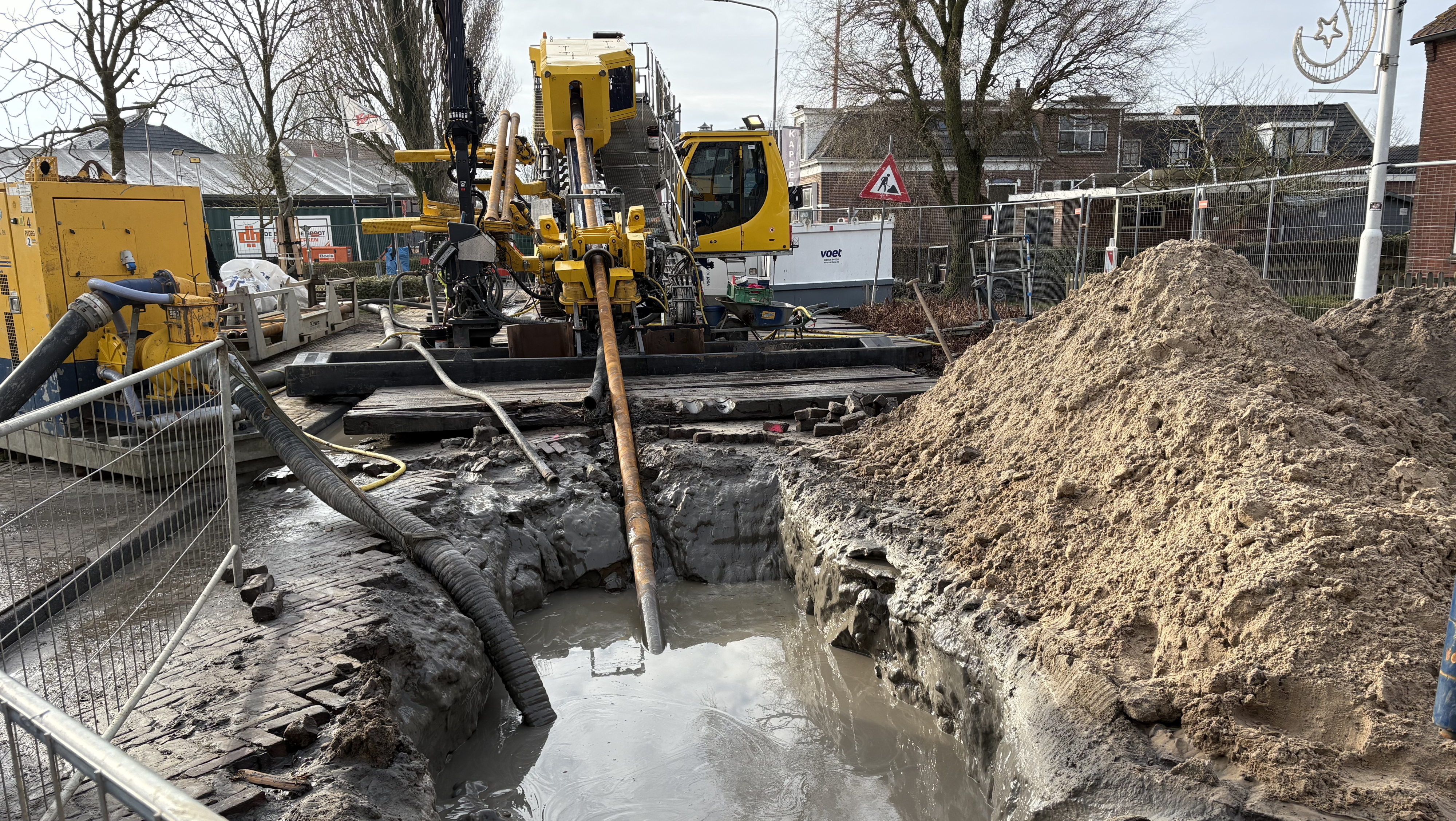 Graafwerkzaamheden in Terherne