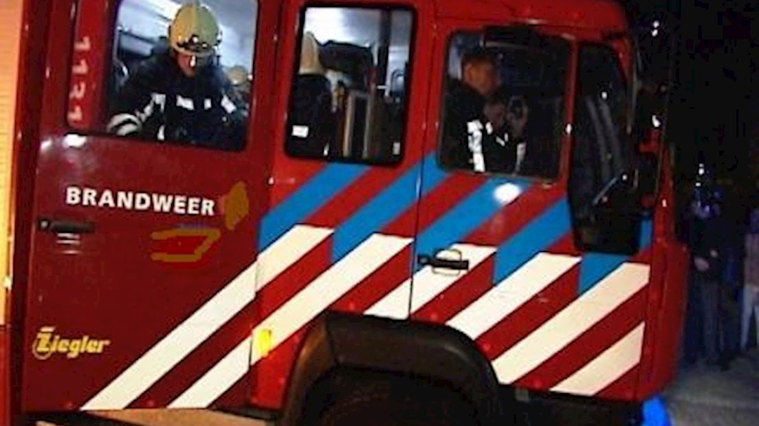 Brand in appartementencomplex Steenwijk