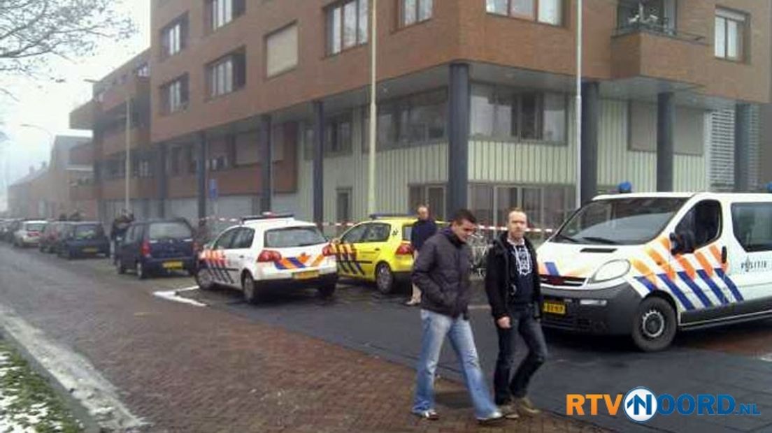 De vrouw werd dood gevonden in de kelder van een appartementencomplex aan het Rembrandtplein