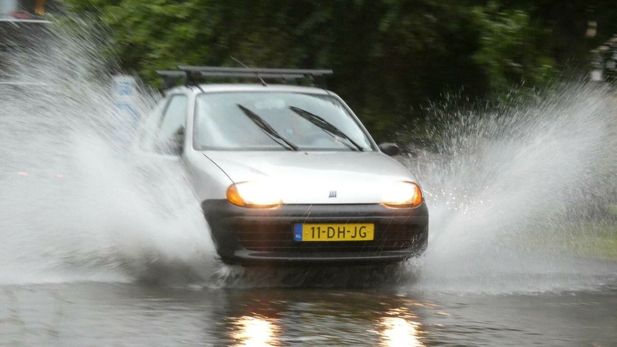 Code geel voor tweede dag op rij: onweer, hagel en veel regen op de loer