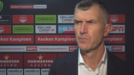 Marinus Dijkhuizen windt zich op na ADO-Excelsior (1-2): 'Ik ben vandaag bozer geweest dan in de wedstrijd hiervoor'