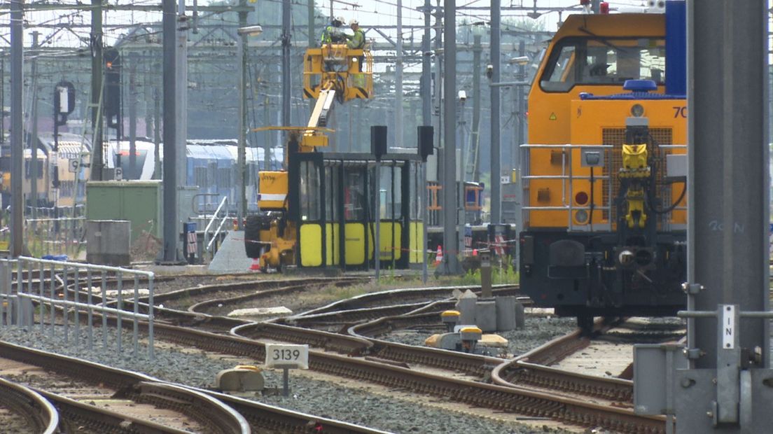 Werkzaamheden station Zwolle trekken veel bekijks