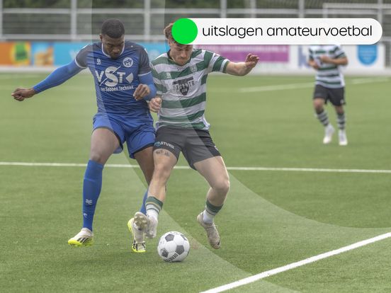 Uitslagen amateurvoetbal zaterdag 20 april