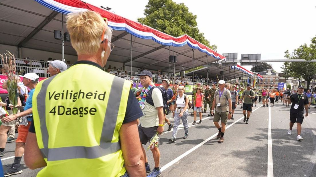 Drukte bij de Nijmeegse Vierdaagse in 2022.
