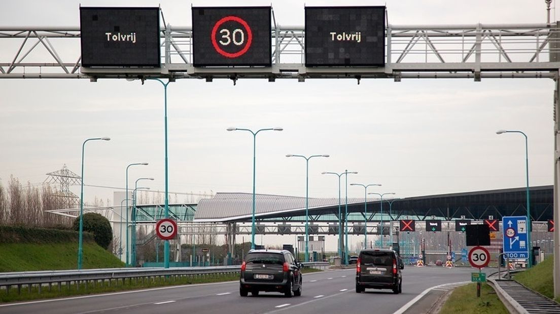 Tolvrije dag bij de Westerscheldetunnel