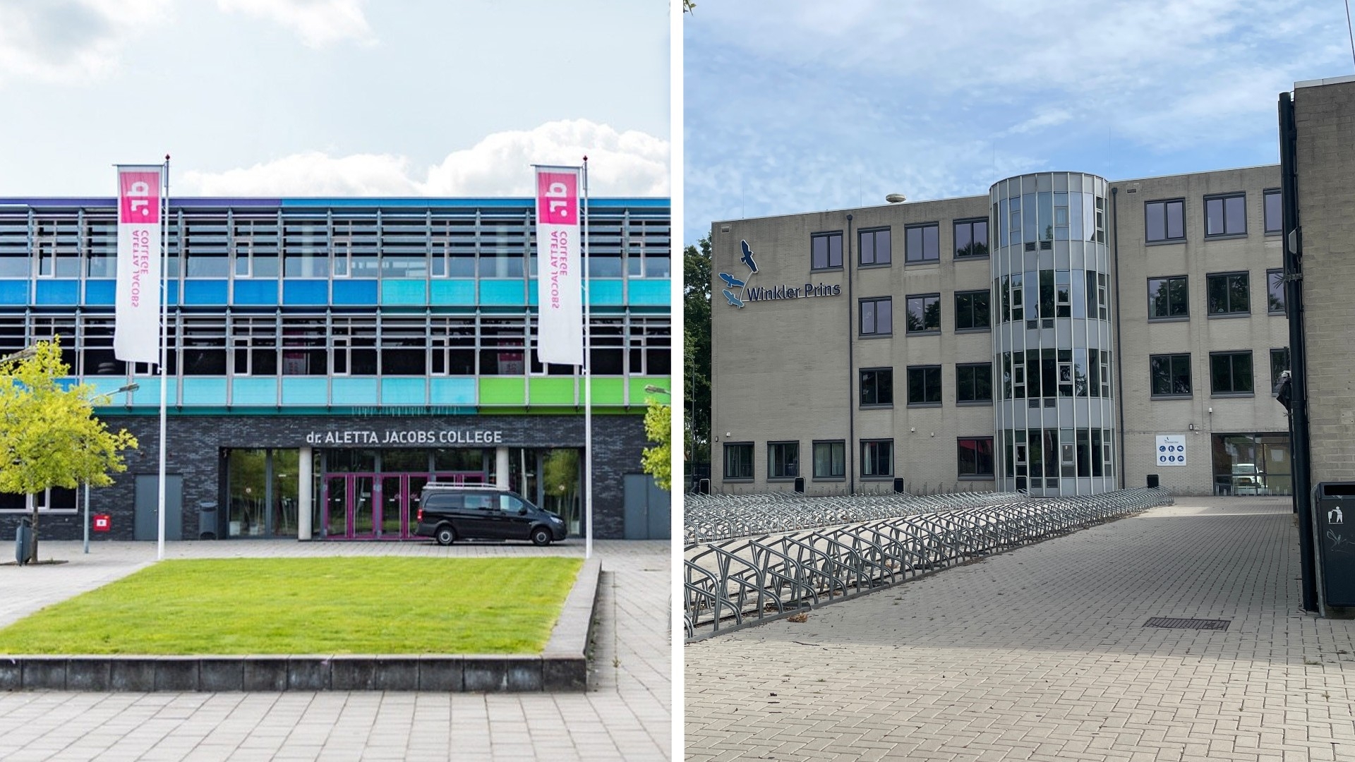 Winkler Prins en dr. Aletta Jacobs College gaan intensiever samenwerken: 'Scholen blijven bestaan zoals ze zijn'