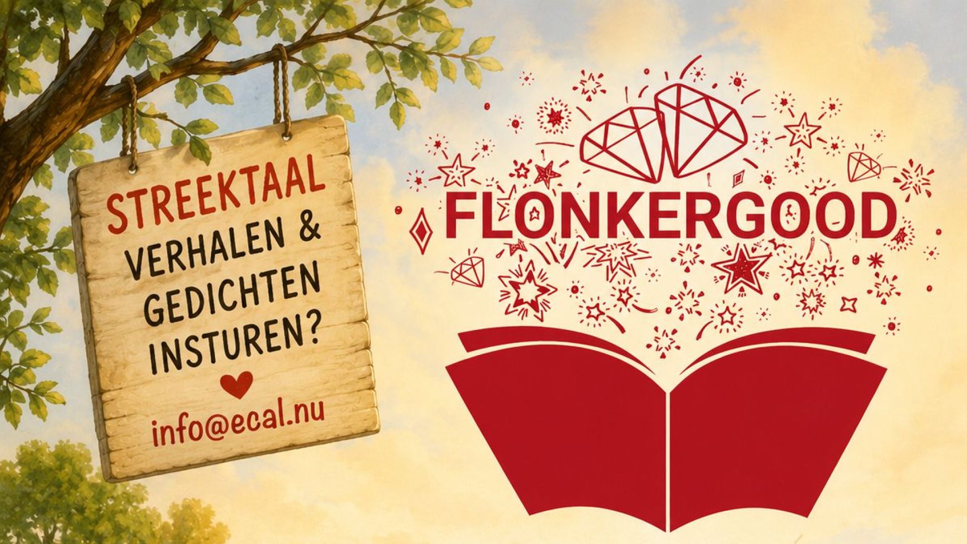 Waeke van het Book zoekt streektaalverhalen voor Flonkergood 2027.