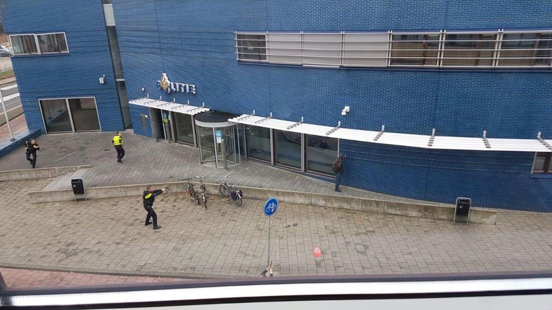 Waarschuwingsschoten bij aanhoudinging Hengelo