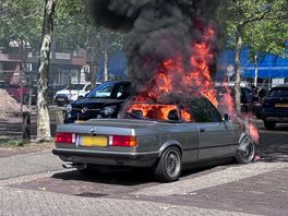 Autobrand op parkeerplaats in Hoogeveen