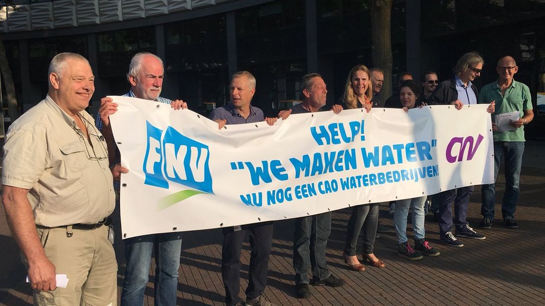 Actievoerders Dunea in Zoetermeer