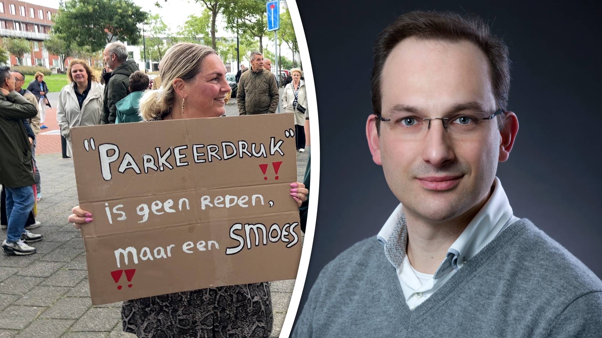 Volgens parkeeronderzoeker Giuliano Mingardo (rechts) is gratis parkeren een subsidie