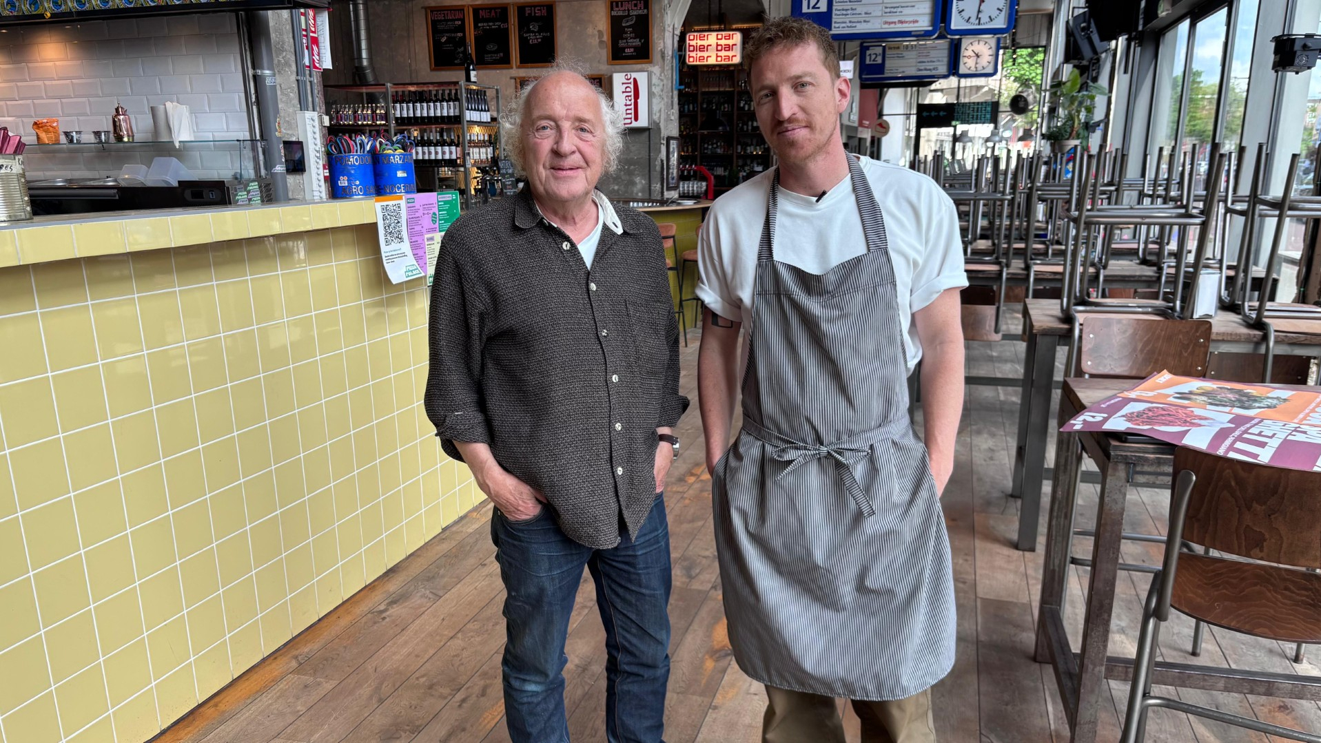 Samen met zijn vader is Daan Kemp de komende maanden te vinden in Station Bergweg