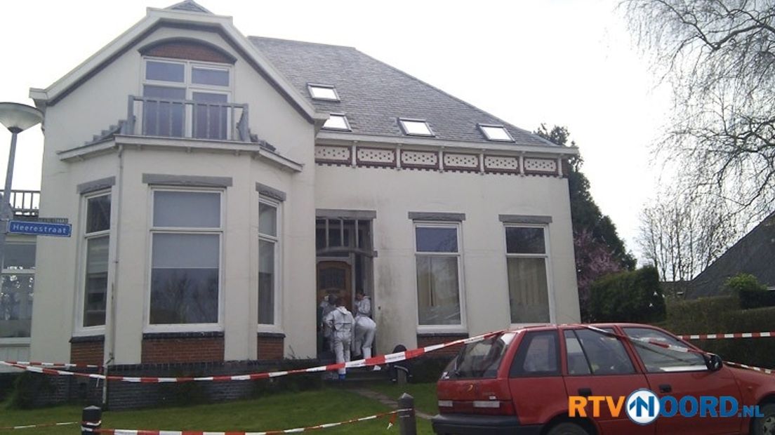 Het appartementencomplex, waarin Renske woonde