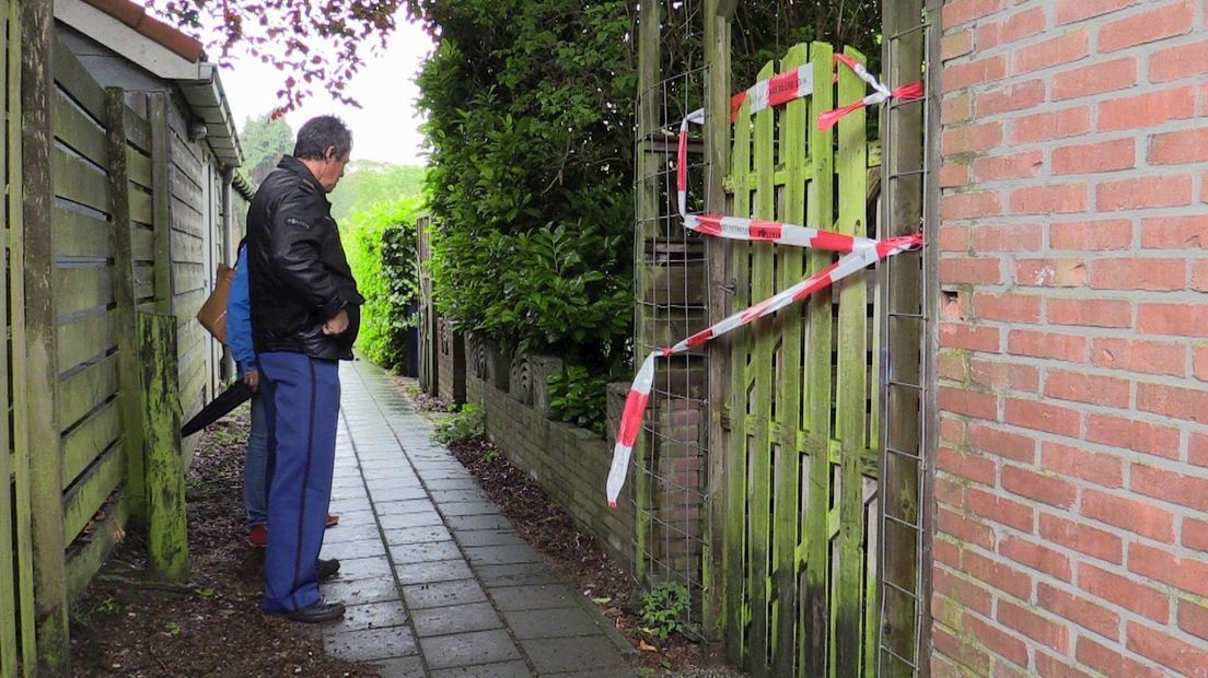 Politie op de lokatie in Steenwijk