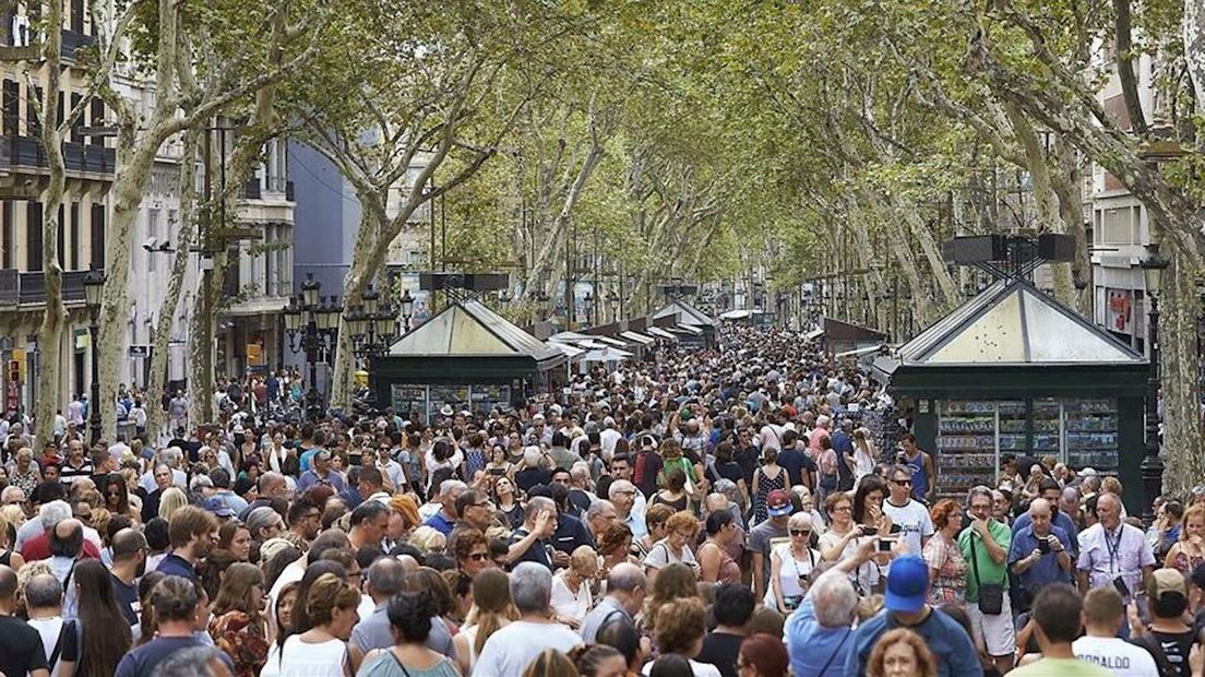 De Ramblas in Barcelona