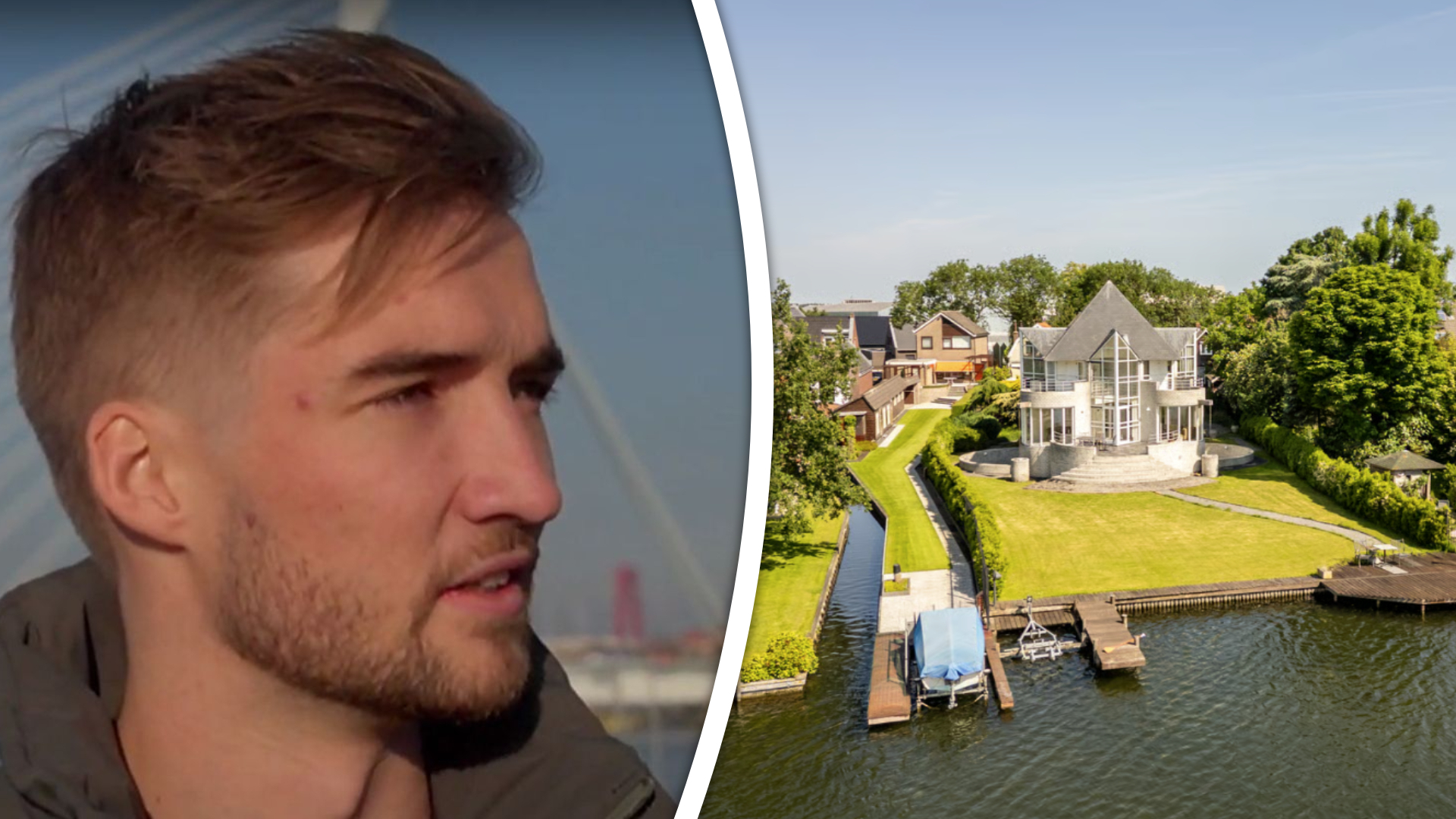 Gio Latooy heeft een villa gekocht aan 't Waaltje in Ridderkerk.