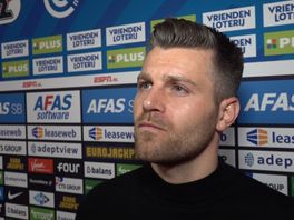 Ruben den Uil is tevreden met een punt tegen AZ