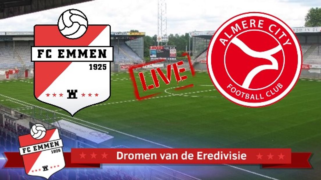 FC Emmen kruist de degens met Almere City FC (Rechten: RTV Drenthe)
