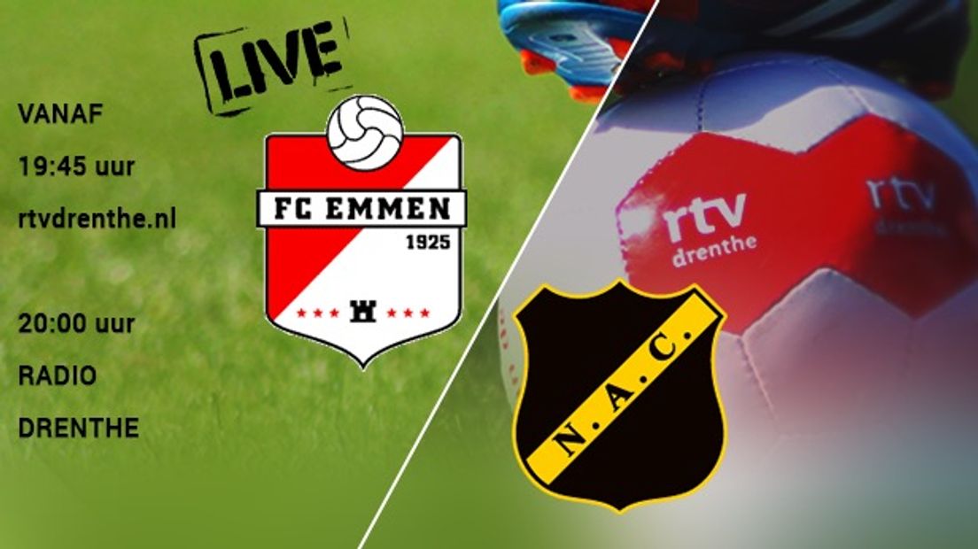 FC Emmen ontvangt vanavond NAC