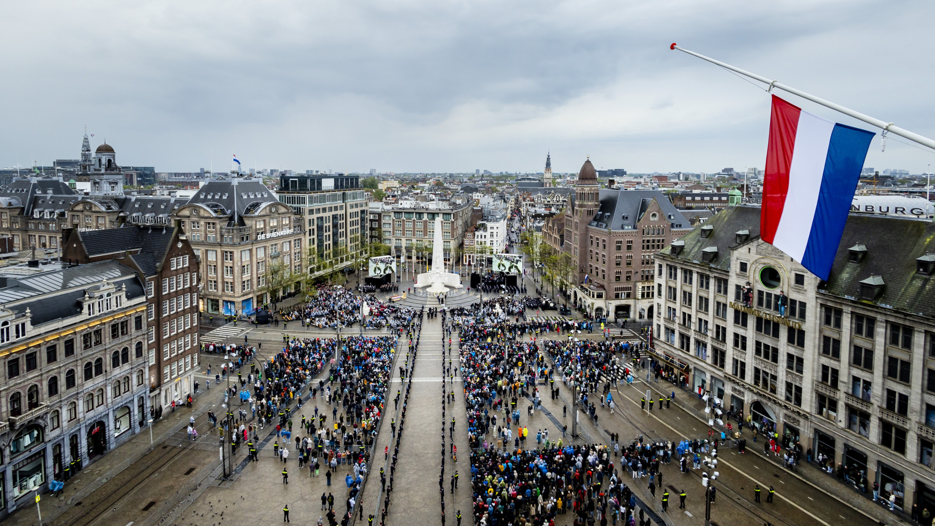 Nationale dodenherdenking op de Dam