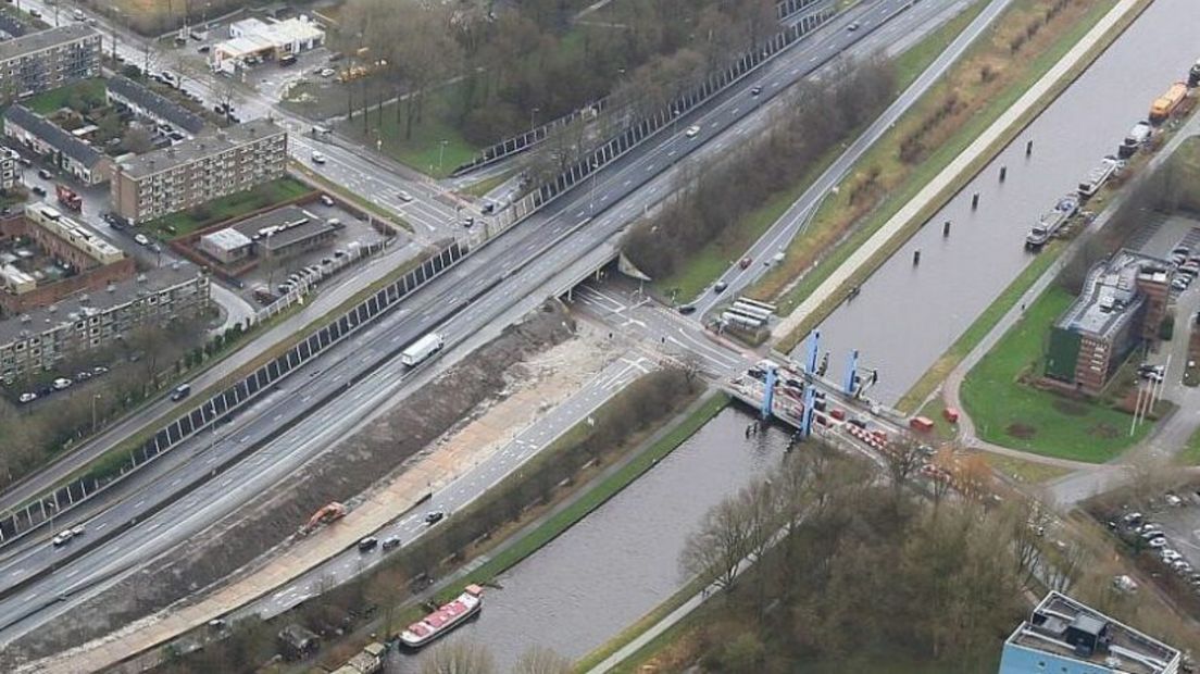 De Van Ketwich Verschuurlaan vanuit de lucht