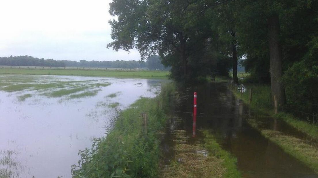 Waterpeil in Vecht bereikt hoogste punt