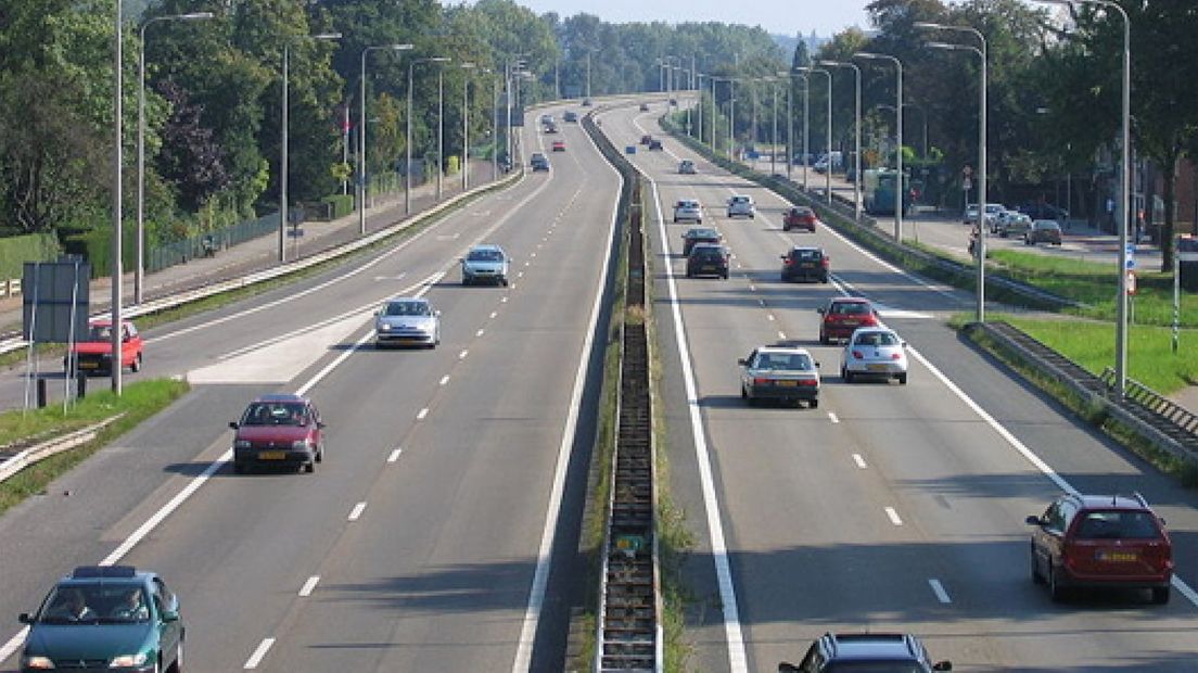 N325 bij Nijmegen weekend lang afgesloten