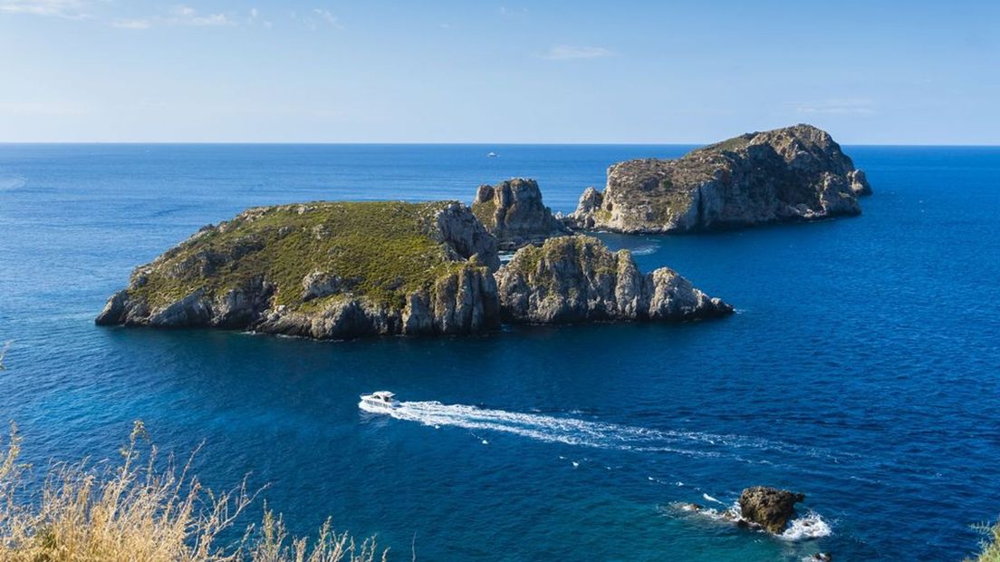 De man sprong van een klif op de Malgrats-eilanden, ten zuidwesten van Mallorca.
