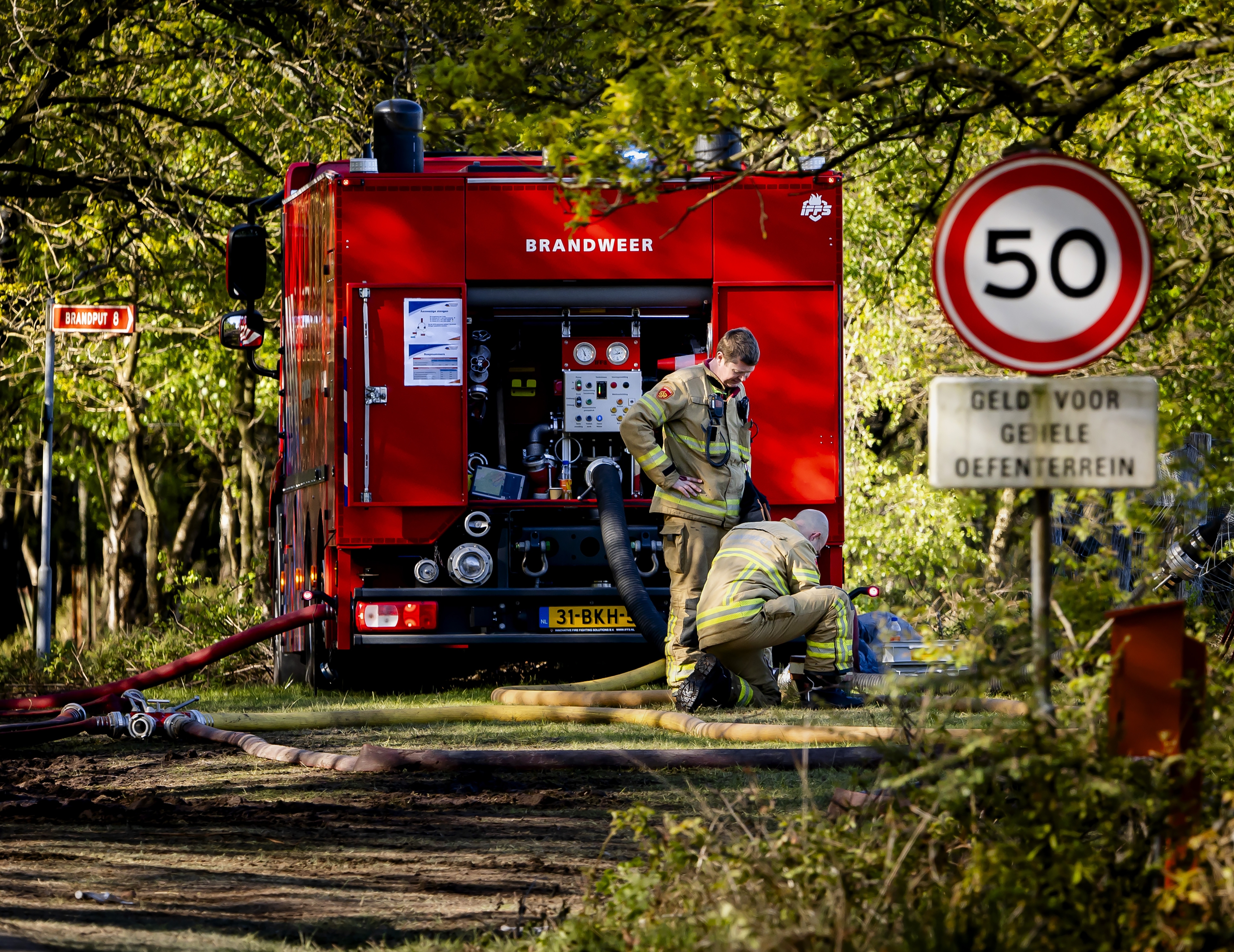 Fryske brânwacht ynset by grutte natuerbrân op Feluwe