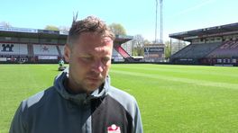 Menno van Dam met gehavende FC Emmen-selectie richting laatste wedstrijd